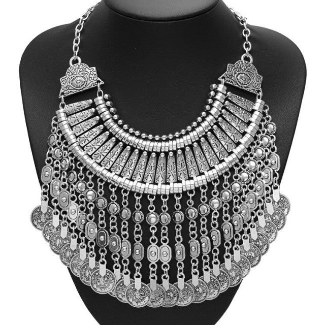 Multilayer Maxi Boho Statement Necklaces
