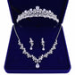 Luxury  Crystal Leaf  Jewelry Set