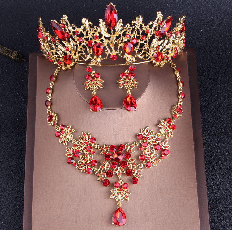 Vintage Gold RedJewelry Sets