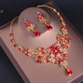 Vintage Gold RedJewelry Sets