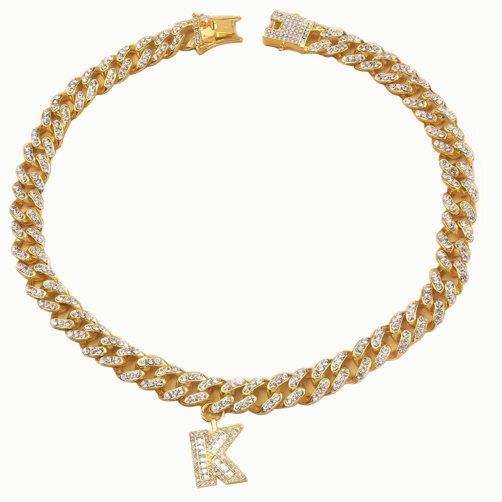 Initial Necklace Stainless Steel