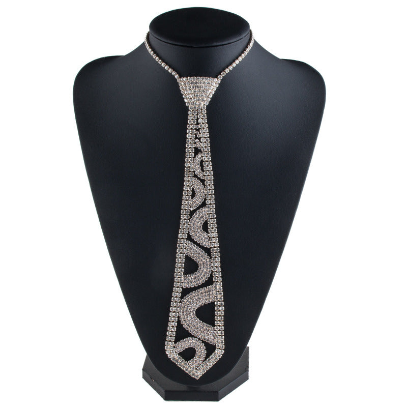 Collar Choker Rhinestone Necklace