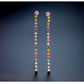 Colorful Rhinestone Crystal Drop Earrings