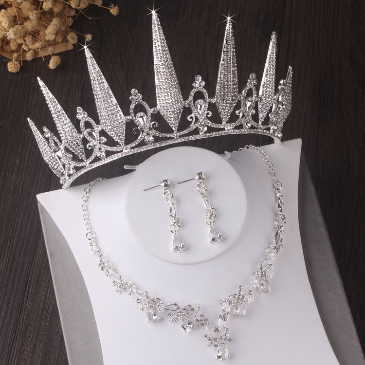 Luxury Geometric Crystal Jewelry Set