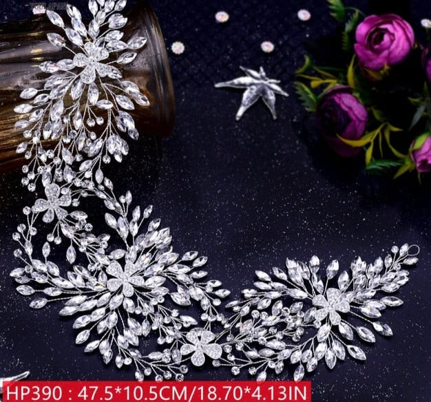 Jeweled Headband Diamond Headpiece