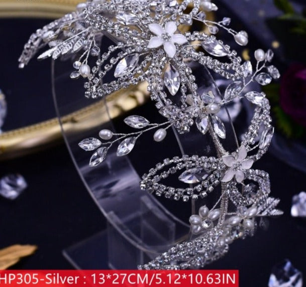 Jeweled Headband Diamond Headpiece