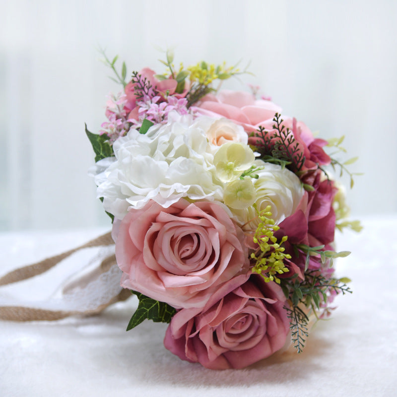 Natural Bouquet Peony Silk Eco Flowers