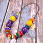 Multi Layer Big Bead Wood Necklace
