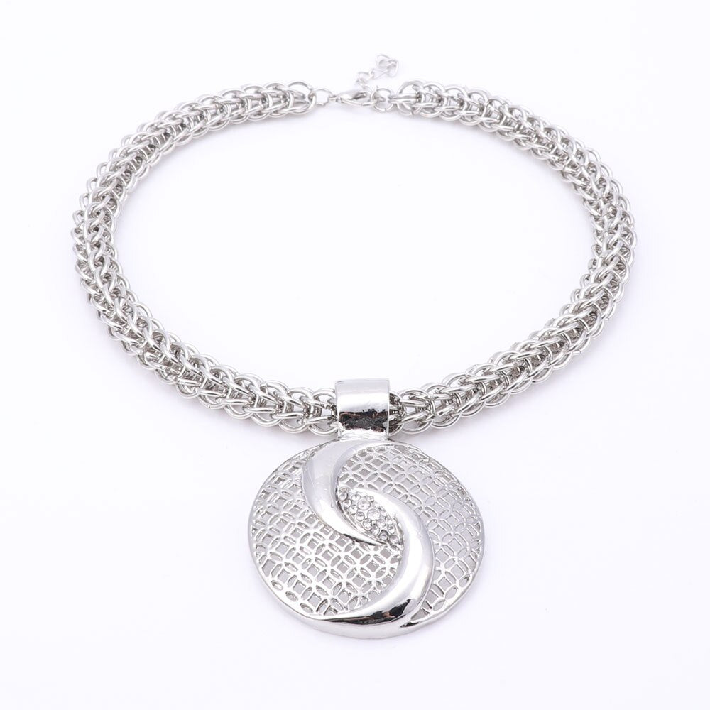Luxury Silver Plated Jewelry Set