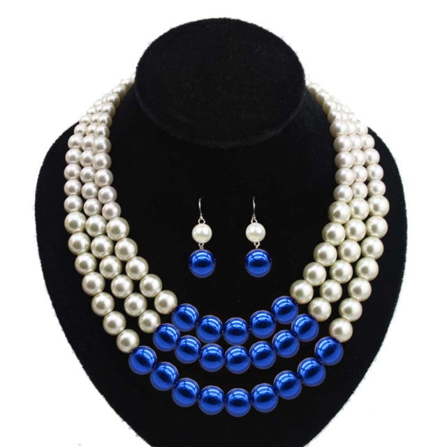 Multi layers Pearl Beads Set