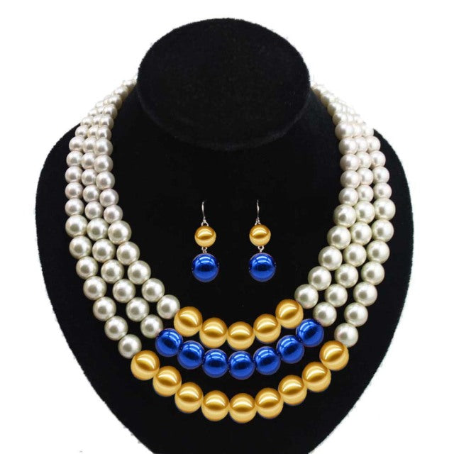 Multi layers Pearl Beads Set